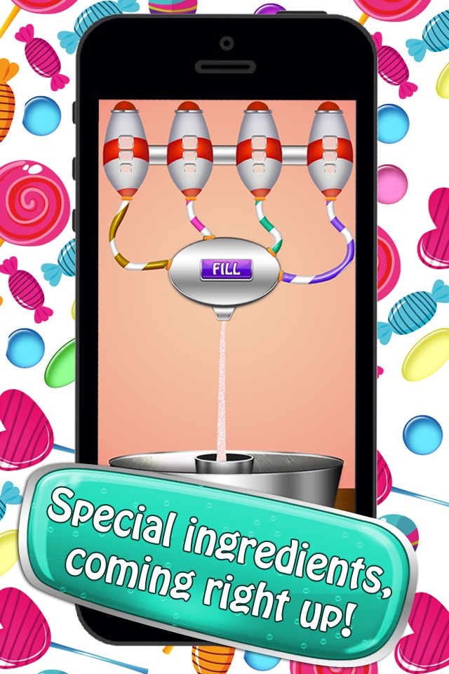 Candy floss dessert treats maker - Satisfy the sweet cravings! Iphone free version screenshot 4