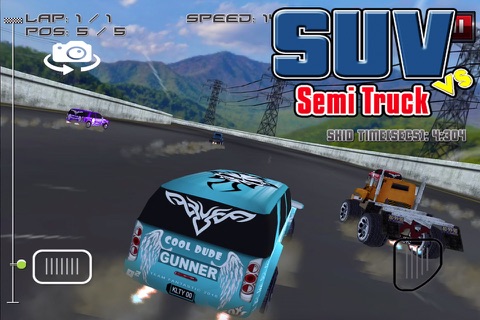Suv Vs SemiTruck - Free 3D Racing Game screenshot 3