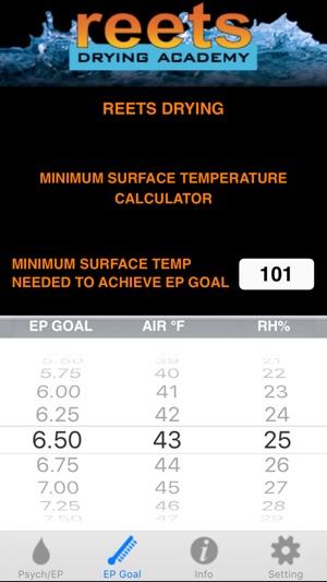 ReetsDryCalc - Reets Drying Psychrometric(圖3)-速報App