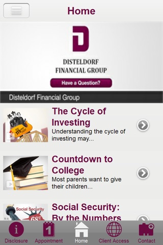 Disteldorf Financial Group screenshot 2