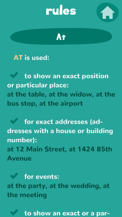 Learn English grammar: Prepositions at, in, on screenshot-3