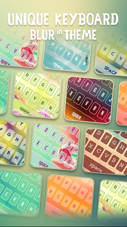 Keyboard –  Blur : Custom Cute Color & Wallpaper Keyboard Design Themes Style Photo Effects