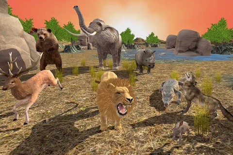 Lion Simulator Animal Survival -  Play as a wild Lion in the Jungle screenshot 2