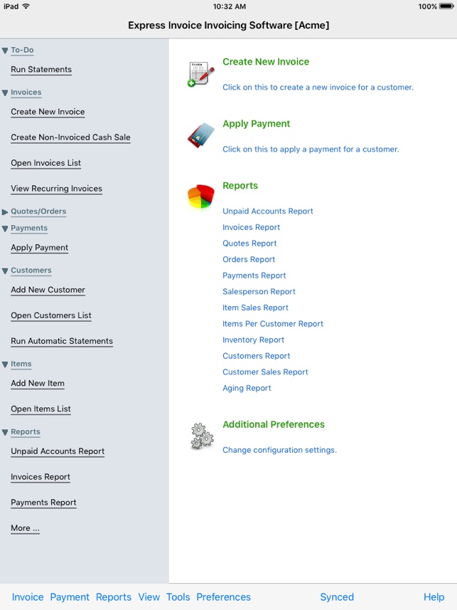 invoicing freeware