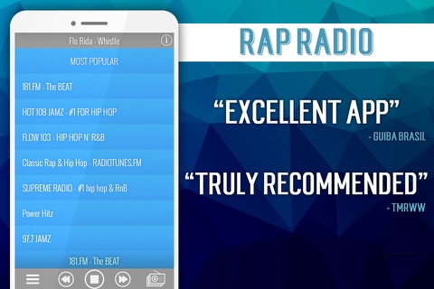 Rap Radio+ screenshot 2