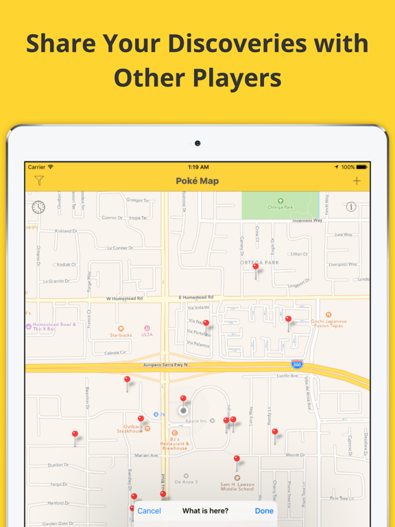Map Radar - Guide For Pokemon Go: Search, Find and Share Rare Pokemon Locationのおすすめ画像4