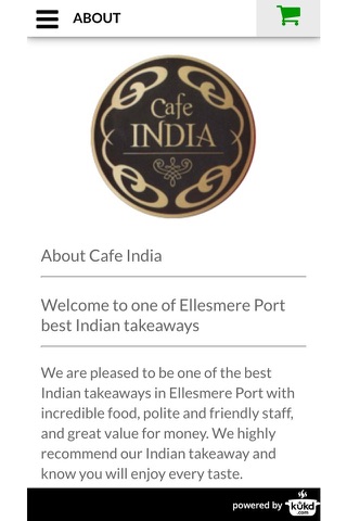 Cafe India Indian Takeaway screenshot 4