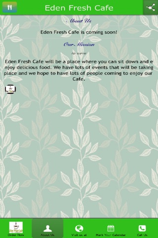 Eden Fresh Cafe screenshot 2