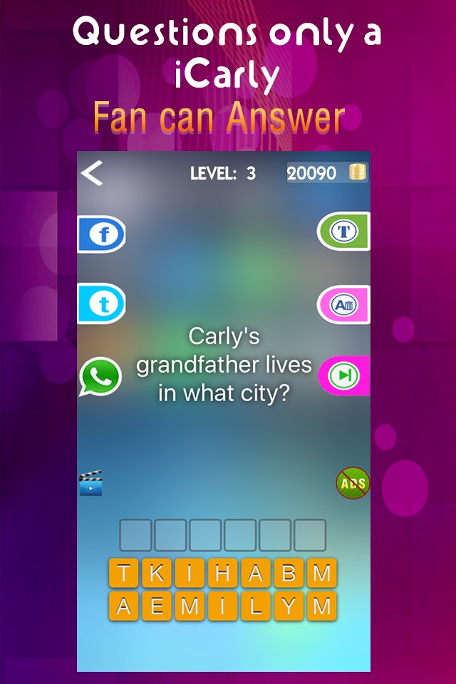 Ultimate Trivia App –for I iCarly Fans and Free Quiz Game screenshot 2