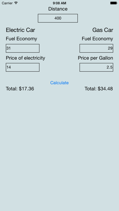 Fuel Cost Calculator >> Electric Vs Gas Vehicle Fuel Cost Calculator App Price Drops Fuel Cost Calculator >> Electric Vs Gas Vehicle Fuel Cost Calculator App Price Drops