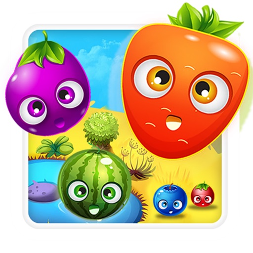 Crazy Fruits Garden - Match 3 iOS App