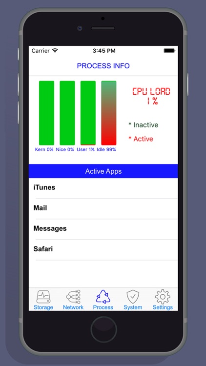 iChecker Device Manager - Check Memory Usage Status, Network Process & Manage System Activity