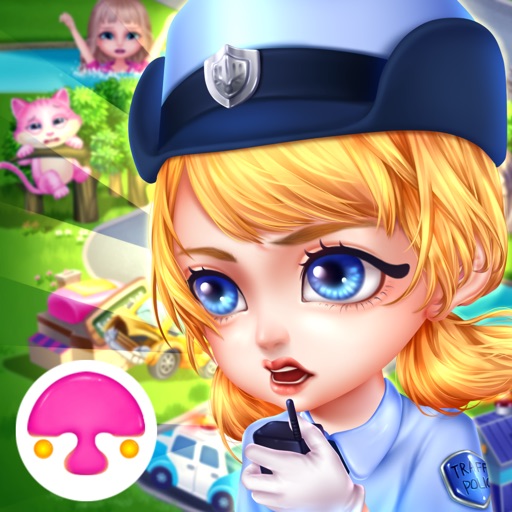 Town Policewoman-Dressup&Care Icon