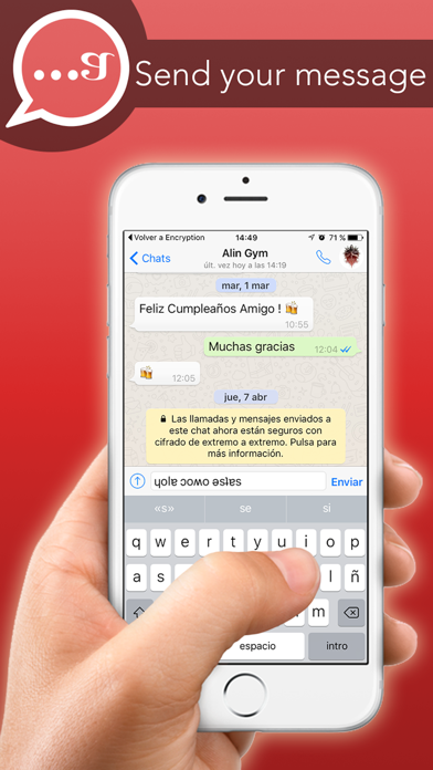 Encryption for WhatsApp in your messages Screenshot 3