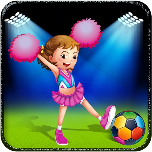 Princess Cheerleading Girl Icon