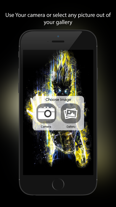 How to cancel & delete Photo Editor for Super Saiyan Dragon Ball Z: Manga Cosplay from iphone & ipad 1
