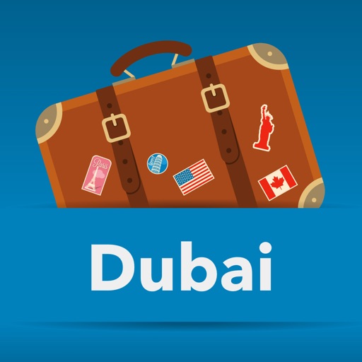Dubai offline map and free travel guide icon