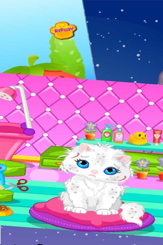Любовь Beautiful Kitten:девушка игра ресторан screenshot 2