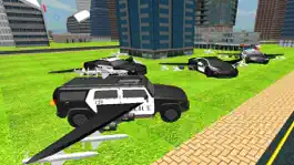 Game screenshot Летающие Police Car 3D Driver - Бесшабашный Погоня мафии гангстера Авто apk