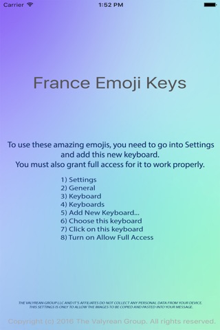 France Emoji Keys screenshot 3