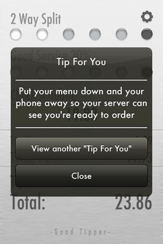 Good Tipper - Tip Calculator With Tip For You screenshot 2