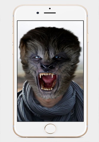 Werewolf Camera -  Masquerade Vampire Selfie Cam for MSQRD Instagram Face Changer Editor screenshot 4
