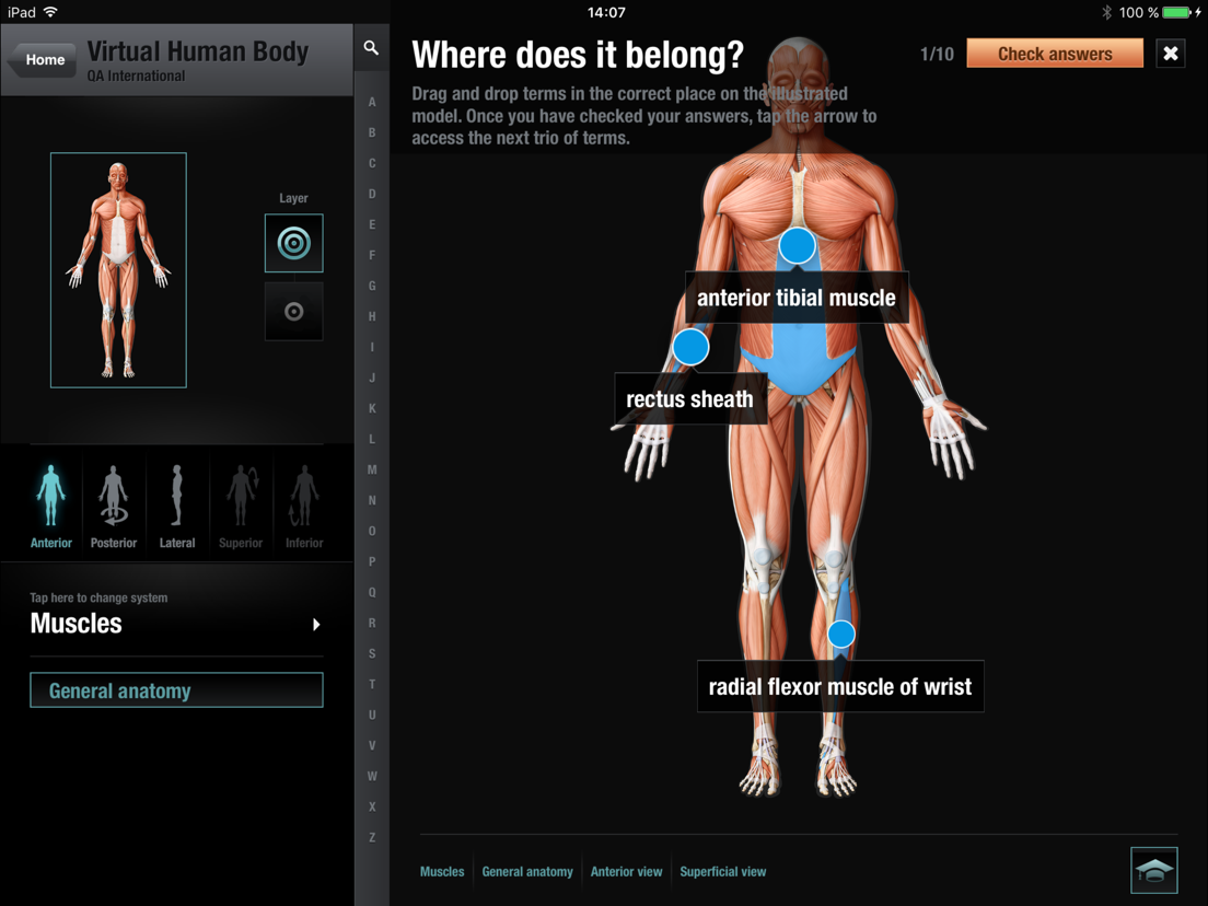 Virtual Human Body App voor iPhone, iPad en iPod touch AppWereld