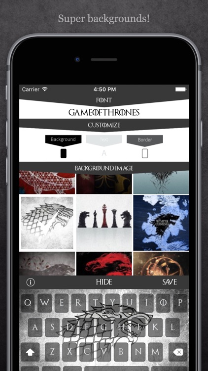 Keyboard for Game of Thrones Free HD