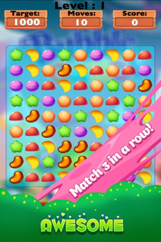 Bubble Candy Smash Mania Hd-Addictive Match 3 Smashing Game screenshot 2