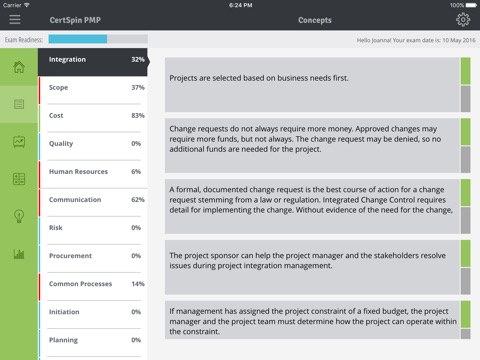 CertSpin PMP screenshot 2