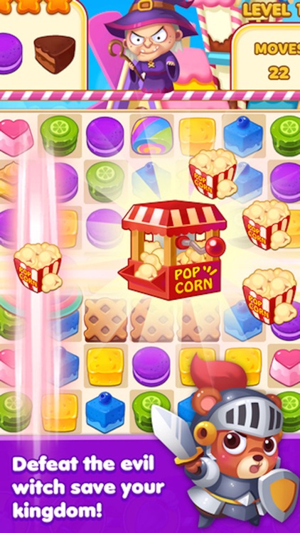 Candy Cake Boom - 3 match splash desserts puzzle game screenshot-3