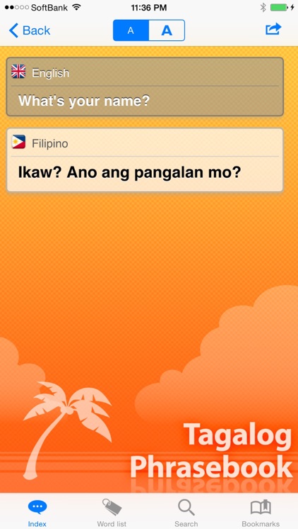 Tagalog Phrasebook & Dict