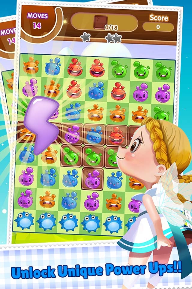Funny Jelly Sweet Charm Pop Paradise - Delicious Match 3 Adventure Puzzle Game screenshot 4