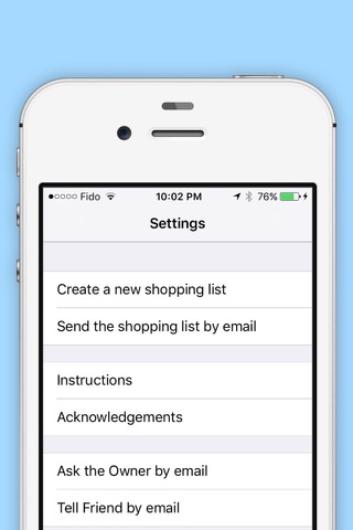 easyShopping - 1 minute shopping list for busy people screenshot 3