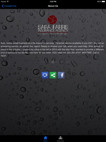 Sara Farris Insurance Agency HD screenshot 3