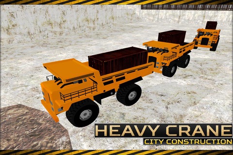 Heavy Crane City Construction 3D - Operate & Drive Heavy Duty Construction Trucks in Real City screenshot 2