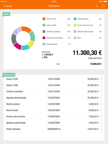 Intesa Sanpaolo Prossima iPad screenshot 2