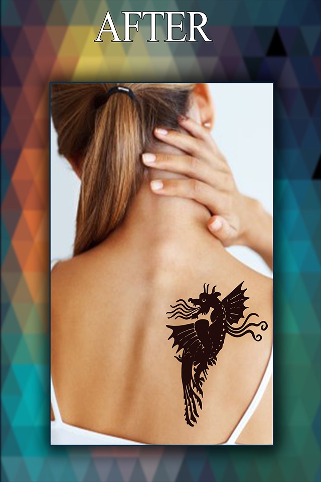 Tattoo Saloon - Add Virtual Tattoos To Your Body screenshot 2