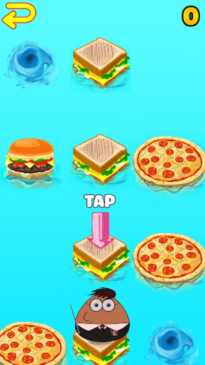 A magic food Happy jumping over food Pou edition parody