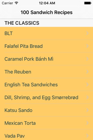 100 Sandwich Recipes screenshot 3