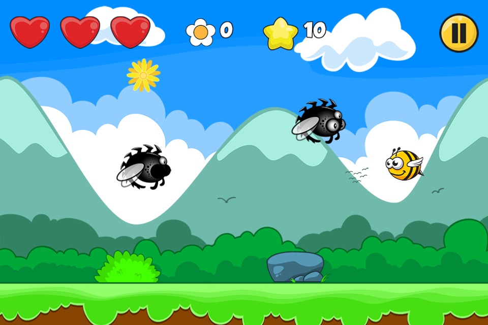 Bzz-bzz-bzz - Accelerometer Arcade Game screenshot 2