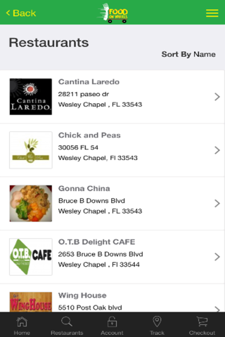 Food On Wheels Restaurant Delivery Service screenshot 2