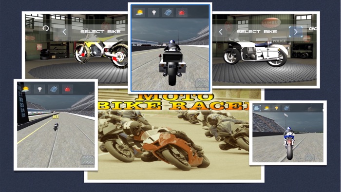 Moto Bike Racer  3D Motorbikers Heated Chase Fun