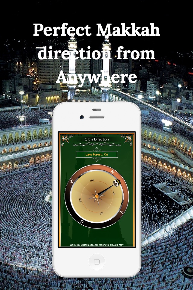 Compass-Qibla Free screenshot 3