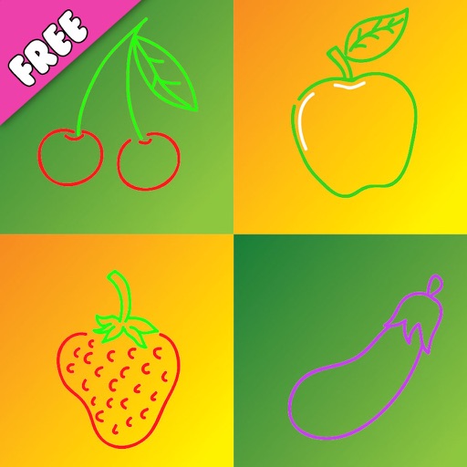 Veggies and Fruits Learning -A Gardening educational games for kids and toddlers Icon