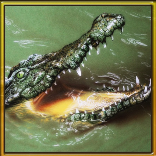 Wild Hungry Crocodile 3D. Swamp Aligator Attack in WildLife Simulator 2016 Icon