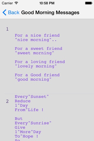 Good Morning Message Collections screenshot 2