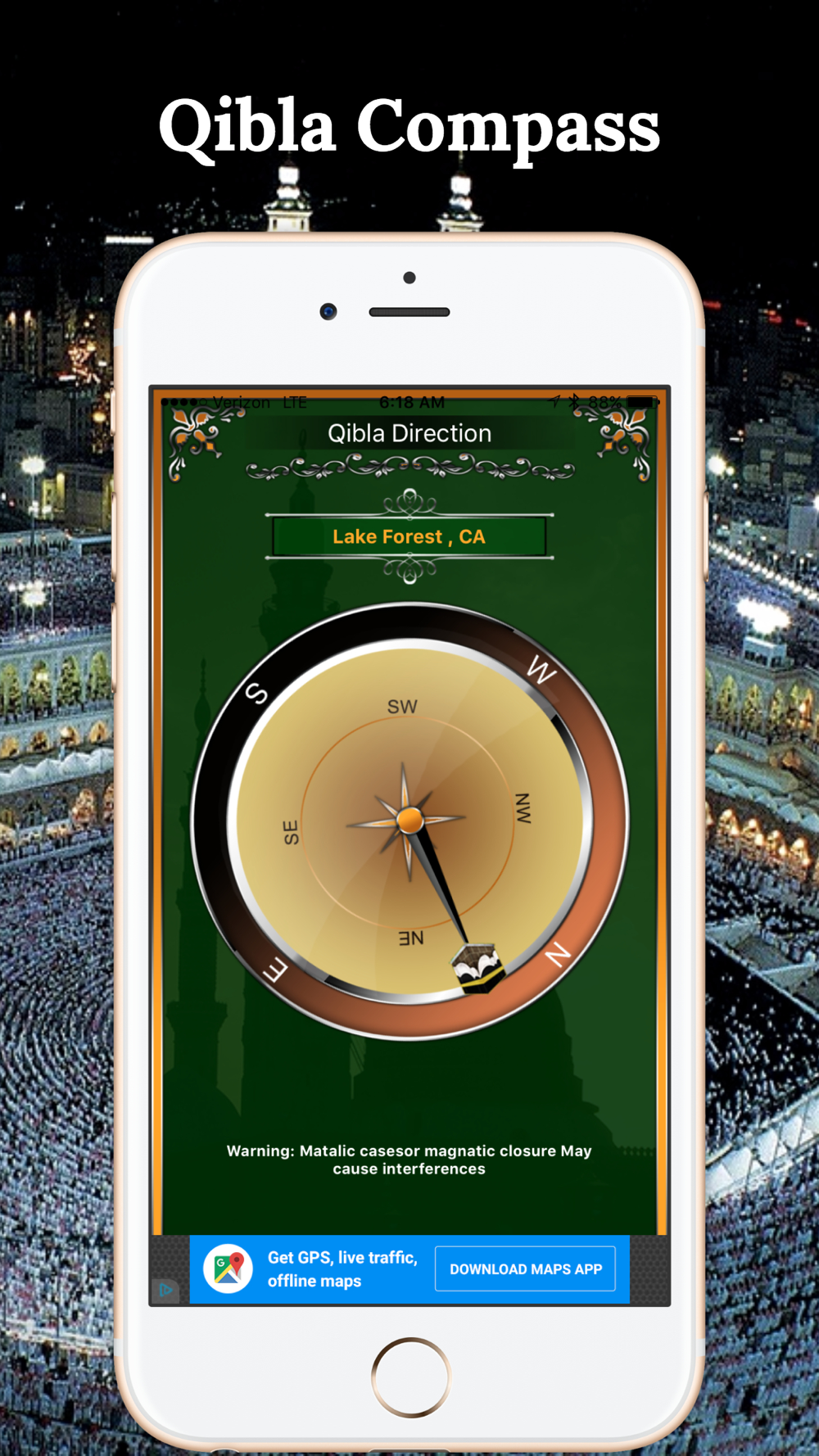 live compass direction on Qibla Compass Find Direction Free Download App For Iphone Steprimo Com