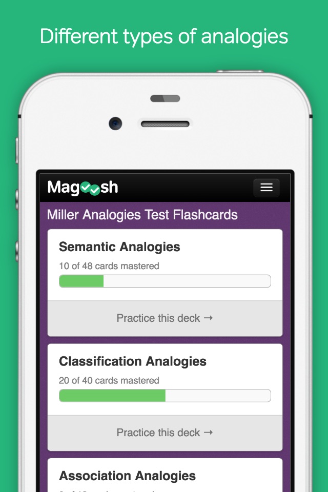 Miller Analogies Test Practice Flashcards screenshot 3