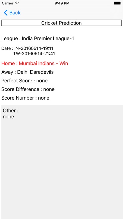 Cricket Prediction screenshot-3